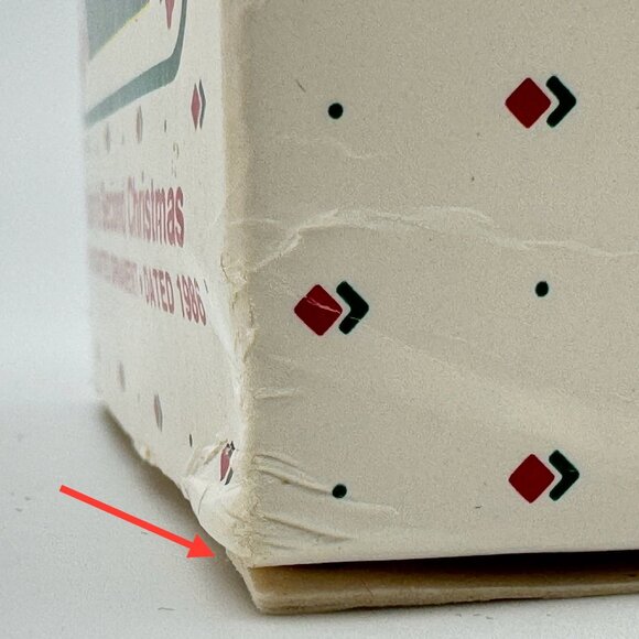 Vintage 1986 Hallmark Keepsake Ornament Babys 2nd Christmas Mouse & Red Stocking - Picture 9 of 9